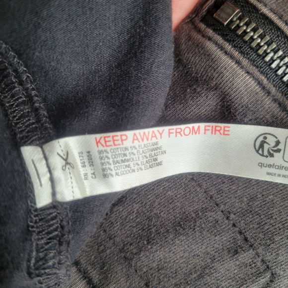 Free People Movement Jumpsuit Hot Shot Washed Black Boho Slouchy Womens Large - Picture 6 of 6